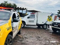 Homem é encontrado morto sobre carreta em posto de combustível em Foz do Iguaçu Homem é encontrado morto sobre carreta em posto de combustível em Foz do Iguaçu