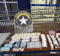 Receita Federal apreende mais de 400 ampolas de medicamentos ocultas em painel de veículo na BR-277 Receita Federal apreende mais de 400 ampolas de medicamentos ocultas em painel de veículo na BR-277
