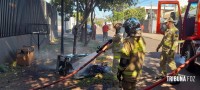 Geladeira pega fogo e mobiliza o Corpo de Bombeiros no Jardim Bourbon Geladeira pega fogo e mobiliza o Corpo de Bombeiros no Jardim Bourbon