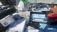 Receita Federal apreende caminhão com carga de contrabando avaliada em R$ 500mil na Ponte da Amizade Receita Federal apreende caminhão com carga de contrabando avaliada em R$ 500mil na Ponte da Amizade