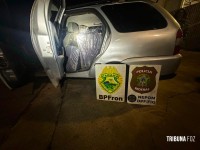 Ação conjunta entre BPFRON e PF resulta na apreensão de 1.000 pacotes de cigarros contrabandeados em Foz do Iguaçu Ação conjunta entre BPFRON e PF resulta na apreensão de 1.000 pacotes de cigarros contrabandeados em Foz do Iguaçu