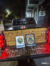 Ação integrada resulta na apreensão de 1.130 Kg de drogas e na prisão de quatro pessoas em Santa Tereza do Oeste Ação integrada resulta na apreensão de 1.130 Kg de drogas e na prisão de quatro pessoas em Santa Tereza do Oeste