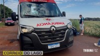 Motociclista fica gravemente ferido após colisão com carro em Santa Helena Motociclista fica gravemente ferido após colisão com carro em Santa Helena