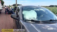Motociclista fica gravemente ferido após colisão com carro em Santa Helena Motociclista fica gravemente ferido após colisão com carro em Santa Helena