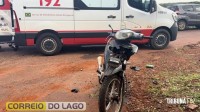 Motociclista fica gravemente ferido após colisão com carro em Santa Helena Motociclista fica gravemente ferido após colisão com carro em Santa Helena