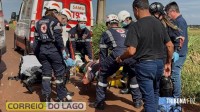 Motociclista fica gravemente ferido após colisão com carro em Santa Helena Motociclista fica gravemente ferido após colisão com carro em Santa Helena