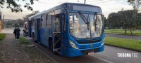 Quatro passageiros ficam feridos após queda dentro de ônibus do transporte coletivo no Jardim Patriarca em Foz do Iguaçu Quatro passageiros ficam feridos após queda dentro de ônibus do transporte coletivo no Jardim Patriarca em Foz do Iguaçu