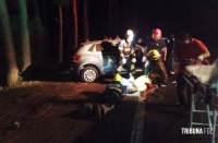 Colisão frontal na Rodovia Nacional 12 deixa dois mortos e uma mulher gravemente ferida na Argentina Colisão frontal na Rodovia Nacional 12 deixa dois mortos e uma mulher gravemente ferida na Argentina