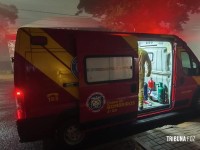 Ciclista fica ferido após colisão com carro durante a madrugada em Marechal Cândido Rondon Ciclista fica ferido após colisão com carro durante a madrugada em Marechal Cândido Rondon