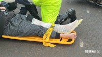 Motociclista é socorrido pelo Siate após colisão no viaduto da Av. Costa e Silva Motociclista é socorrido pelo Siate após colisão no viaduto da Av. Costa e Silva