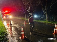 Veículo colide com arvore e deixa seis feridos e dois mortos na Av. Felipe Wandscheer Veículo colide com arvore e deixa seis feridos e dois mortos na Av. Felipe Wandscheer