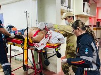 Homem é baleado dentro de BMW blindada na Vila Miranda e é socorrido em estado gravíssimo Homem é baleado dentro de BMW blindada na Vila Miranda e é socorrido em estado gravíssimo