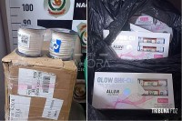 Veículo de placas brasileiras abandonado com medicamentos lacrados é apreendido em Ciudad Del Este Veículo de placas brasileiras abandonado com medicamentos lacrados é apreendido em Ciudad Del Este