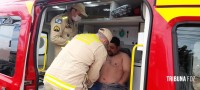 Homem sofre queimaduras ao acender churrasqueira com álcool no Porto Meira Homem sofre queimaduras ao acender churrasqueira com álcool no Porto Meira