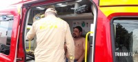 Homem sofre queimaduras ao acender churrasqueira com álcool no Porto Meira Homem sofre queimaduras ao acender churrasqueira com álcool no Porto Meira