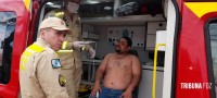Homem sofre queimaduras ao acender churrasqueira com álcool no Porto Meira Homem sofre queimaduras ao acender churrasqueira com álcool no Porto Meira