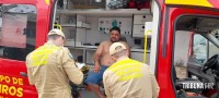 Homem sofre queimaduras ao acender churrasqueira com álcool no Porto Meira Homem sofre queimaduras ao acender churrasqueira com álcool no Porto Meira