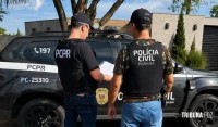 Policia Civil de Santa Terezinha de Itaipu cumpre Mandados Judiciais em investigações de furtos ocorridos na cidade Policia Civil de Santa Terezinha de Itaipu cumpre Mandados Judiciais em investigações de furtos ocorridos na cidade