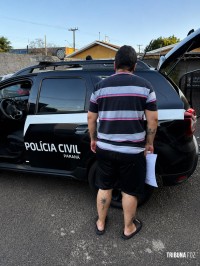 Polícia Civil prende em flagrante suspeito por violência doméstica em Santa Terezinha de Itaipu Polícia Civil prende em flagrante suspeito por violência doméstica em Santa Terezinha de Itaipu