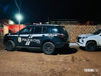 Homem é executado a tiros no Gleba Guarani e suspeitos são presos minutos após o crime em Foz do Iguaçu Homem é executado a tiros no Gleba Guarani e suspeitos são presos minutos após o crime em Foz do Iguaçu