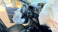 Viatura da Guarda Municipal provoca acidente de trânsito durante perseguição a moto no centro de Foz do Iguaçu Viatura da Guarda Municipal provoca acidente de trânsito durante perseguição a moto no centro de Foz do Iguaçu