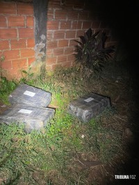 PF, PM e FAB resultam na apreensão de 349 quilos de maconha, cigarros e na prisão de um indivíduo em Foz do Iguaçu PF, PM e FAB resultam na apreensão de 349 quilos de maconha, cigarros e na prisão de um indivíduo em Foz do Iguaçu