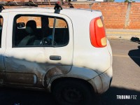 Rapaz é socorrido pelo Siate após acidente entre carro e moto no Bairro Três Lagoas Rapaz é socorrido pelo Siate após acidente entre carro e moto no Bairro Três Lagoas