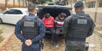 Perseguição termina com dois paraguaios presos por suspeita de tentativa de furto de veículos Perseguição termina com dois paraguaios presos por suspeita de tentativa de furto de veículos