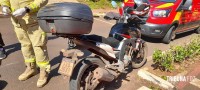 Passageira de moto é socorrida pelo Siate após queda na Av. General Meira Passageira de moto é socorrida pelo Siate após queda na Av. General Meira