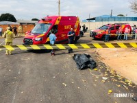 Homem de 42 anos é executado a tiros no Jardim Dourado em Foz do Iguaçu Homem de 42 anos é executado a tiros no Jardim Dourado em Foz do Iguaçu