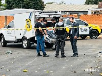 Homem de 42 anos é executado a tiros no Jardim Dourado em Foz do Iguaçu Homem de 42 anos é executado a tiros no Jardim Dourado em Foz do Iguaçu