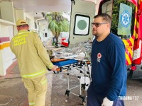 Homem fica gravemente ferido após objeto cair sobre ele no Parque Monjolo Homem fica gravemente ferido após objeto cair sobre ele no Parque Monjolo