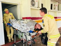 Homem fica gravemente ferido após objeto cair sobre ele no Parque Monjolo Homem fica gravemente ferido após objeto cair sobre ele no Parque Monjolo