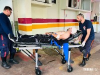 Homem fica gravemente ferido após ser baleado na cabeça no Parque Ouro Verde em Foz do Iguaçu Homem fica gravemente ferido após ser baleado na cabeça no Parque Ouro Verde em Foz do Iguaçu