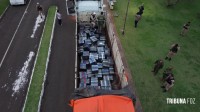 FICCO/PR apreende 4.208,3 Kg de drogas oculto em caminhão na cidade de Santa Terezinha de Itaipu FICCO/PR apreende 4.208,3 Kg de drogas oculto em caminhão na cidade de Santa Terezinha de Itaipu