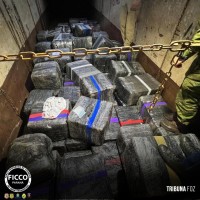 FICCO/PR apreende 4.208,3 Kg de drogas oculto em caminhão na cidade de Santa Terezinha de Itaipu FICCO/PR apreende 4.208,3 Kg de drogas oculto em caminhão na cidade de Santa Terezinha de Itaipu