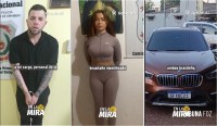 Casal de brasileiro são presos com carro blindado no Paraguai. Condutor é foragido da Justiça Casal de brasileiro são presos com carro blindado no Paraguai. Condutor é foragido da Justiça