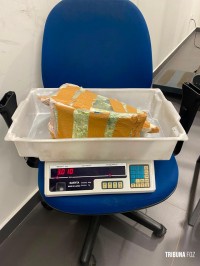 PF prende passageiro com 3 Kg de cocaína no Aeroporto de Foz do Iguaçu PF prende passageiro com 3 Kg de cocaína no Aeroporto de Foz do Iguaçu