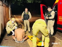 Homem é agredido e socorrido pelo Siate no Parque Monjolo Homem é agredido e socorrido pelo Siate no Parque Monjolo