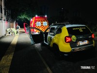 Homem é agredido e socorrido pelo Siate no Parque Monjolo Homem é agredido e socorrido pelo Siate no Parque Monjolo