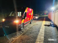 Homem é agredido e socorrido pelo Siate no Parque Monjolo Homem é agredido e socorrido pelo Siate no Parque Monjolo