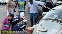 Acidente entre Fusca e Montana deixa três pessoas feridas em Santa Helena Acidente entre Fusca e Montana deixa três pessoas feridas em Santa Helena