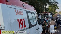 Acidente entre Fusca e Montana deixa três pessoas feridas em Santa Helena Acidente entre Fusca e Montana deixa três pessoas feridas em Santa Helena
