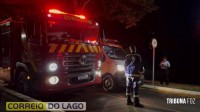 Motocicleta com dois ocupantes cai após desviar de Fiat Strada em Santa Helena Motocicleta com dois ocupantes cai após desviar de Fiat Strada em Santa Helena