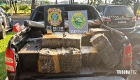 BPFRON e PF apreendem mais de 425 Kg de maconha em Santa Helena BPFRON e PF apreendem mais de 425 Kg de maconha em Santa Helena