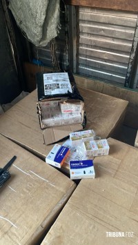 PF e PM apreendem 51,9 Kg de maconha em caminhão de encomendas PF e PM apreendem 51,9 Kg de maconha em caminhão de encomendas