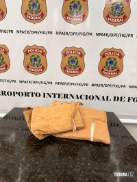 PF prende passageira com 2,6 Kg de cocaína presos ao corpo no Aeroporto de Foz do Iguaçu PF prende passageira com 2,6 Kg de cocaína presos ao corpo no Aeroporto de Foz do Iguaçu