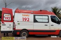 Idoso fica ferido após colisão entre scooter elétrica e VW Saveiro no distrito de Sub-Sede em Santa Helena Idoso fica ferido após colisão entre scooter elétrica e VW Saveiro no distrito de Sub-Sede em Santa Helena