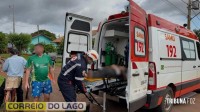 Idoso fica ferido após colisão entre scooter elétrica e VW Saveiro no distrito de Sub-Sede em Santa Helena Idoso fica ferido após colisão entre scooter elétrica e VW Saveiro no distrito de Sub-Sede em Santa Helena