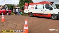 Idoso fica ferido após colisão entre scooter elétrica e VW Saveiro no distrito de Sub-Sede em Santa Helena Idoso fica ferido após colisão entre scooter elétrica e VW Saveiro no distrito de Sub-Sede em Santa Helena